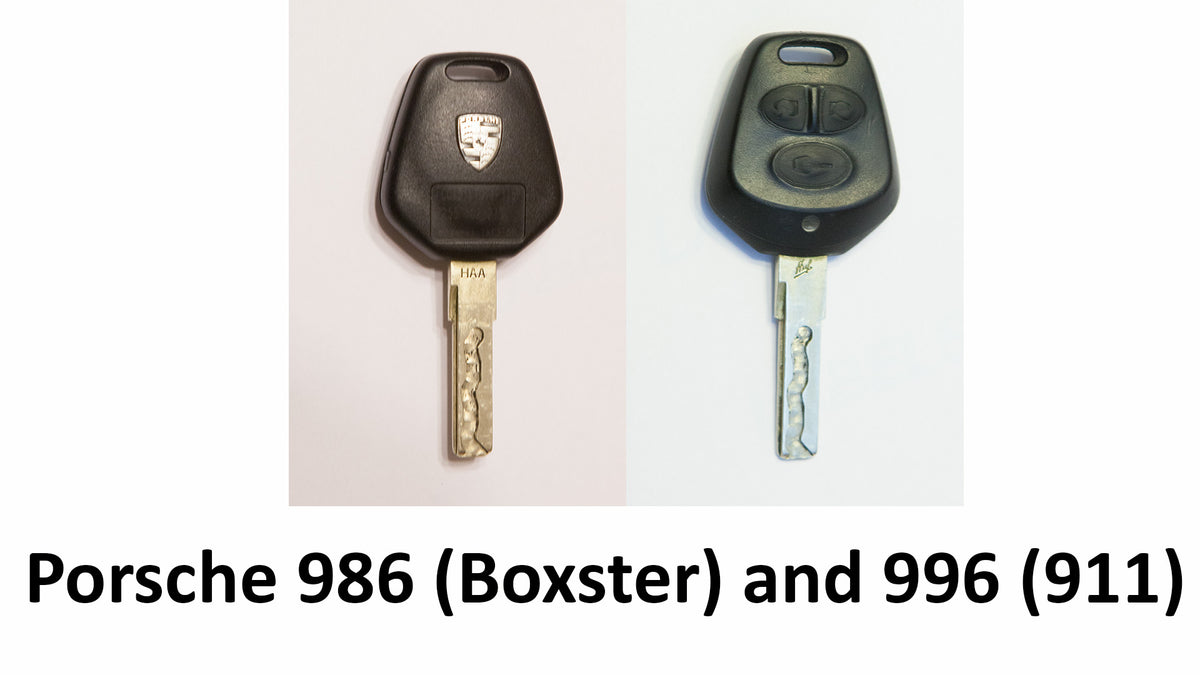 PORSCHE 996／986 イグニッションシリンダー、キー（2本）セット 986/996 Boxster Carrera 911 Keyless Transmitter Repair Kit – Batee