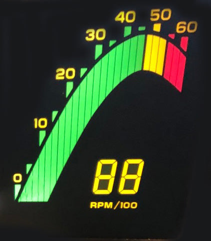 1985 Corvette Tachometer LCD Panel (New)