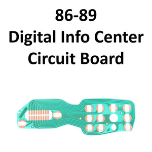 1986-1989 Digital Info Center Circuit Board