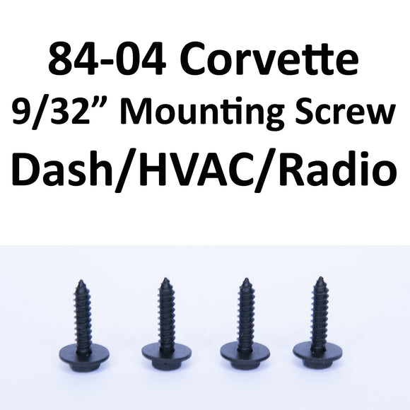 1984-1996 Corvette Mounting screws (9/32