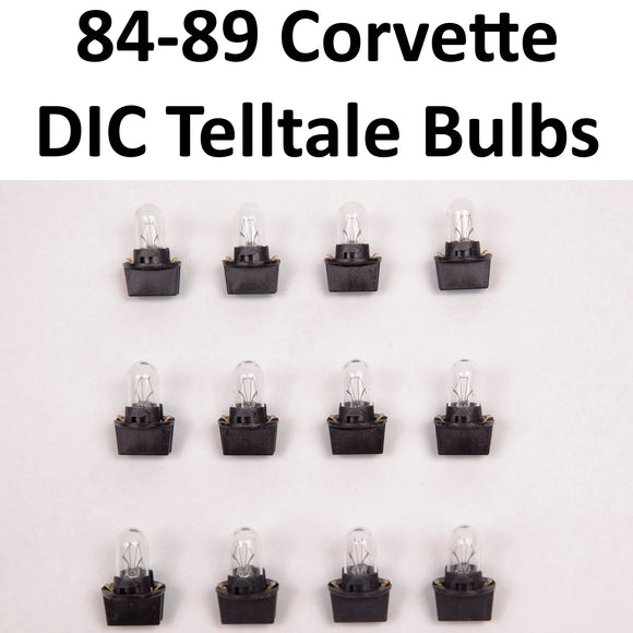 1984-1989 Corvette Digital Information Center Trip Monitor Telltale Bulbs Complete