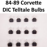 1984-1989 Corvette Digital Information Center Trip Monitor Telltale Bulbs Complete