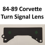 1984-1989 Corvette Turn Signal Lens (A018)