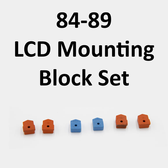 1984-1989 LCD Mounting Block Set